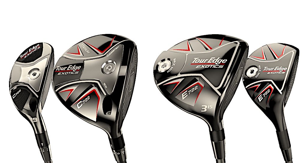 Tour Edge 722 fairways and hybrids