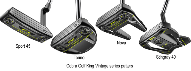 Cobra’s King Vintage Putters